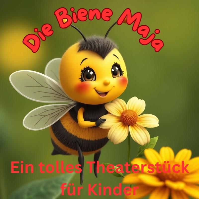 Die Biene Maja auf der Freilichtbühne am Mangoldfelsen in Donauwörth